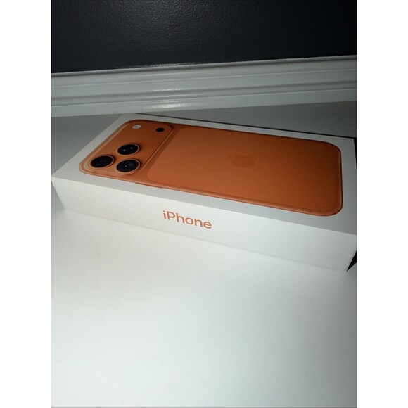 Apple iPhone 17 Pro Max Cosmic Orange 256GB - Empty Box ONLY! Storage Organize - Picture 3 of 8